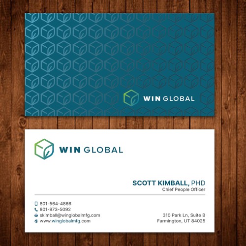 WIN Global Business Card Design Ontwerp door ™SF_Design™