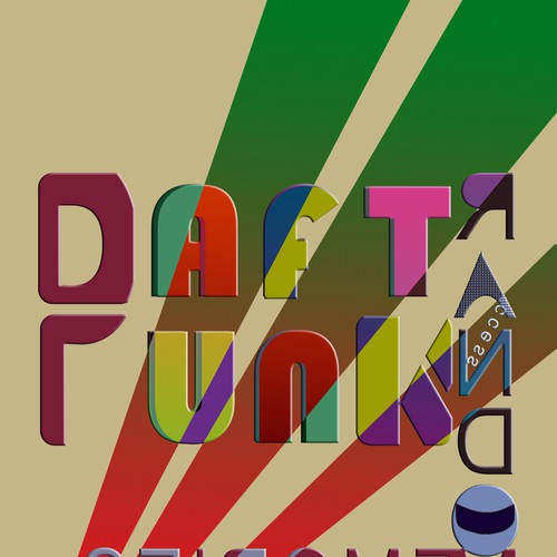 99designs community contest: create a Daft Punk concert poster Design by Maggiemaixixi905