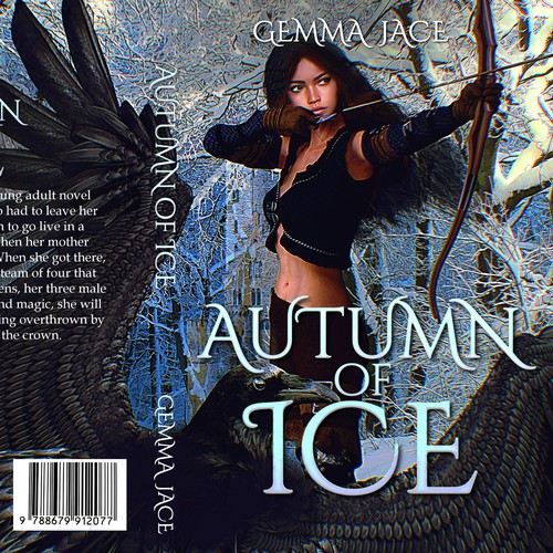 Dark Magical Kingdom of Ice book cover Design by SusansArt