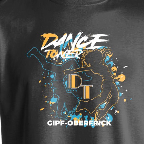 T-shirt Design - Dance Tower Design by mozaikworld