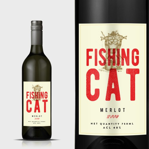 Design a modern wine label for a small new independent brand in India's emerging market (our wine bottled in Italy) Design by mata_hati