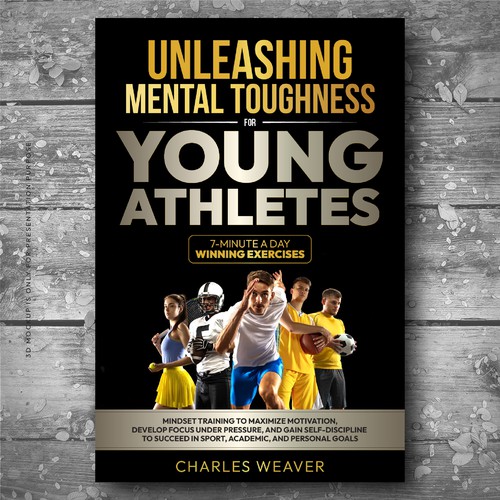 Design a book cover with young athletes going from losers to winners Design by Creative_Crafter