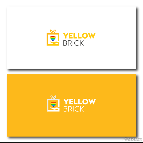 Yellow Brick Logo Design by HadiArts