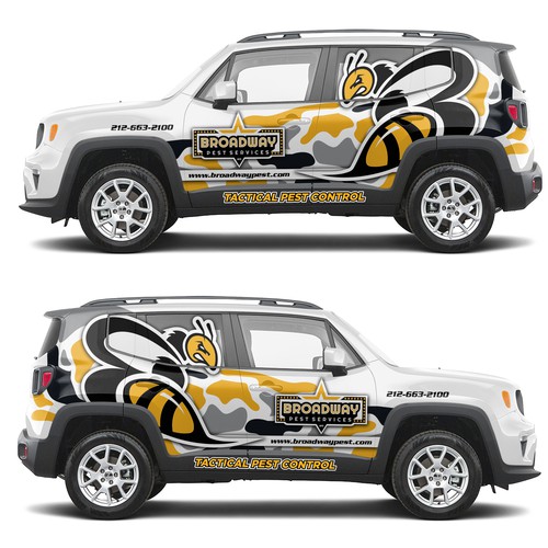 Striking wrap needed for Urban Pest control company Design by Kiky Rizki
