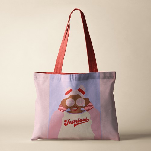 Typographic illustration to inspire and empower women Design by TikaDesign