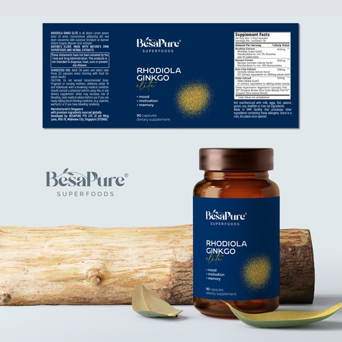 Premium Design For Health Supplement Design von _danika_