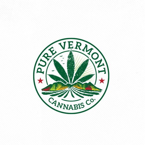 Cannabis Company Logo - Vermont, Organic Réalisé par Yo!Design