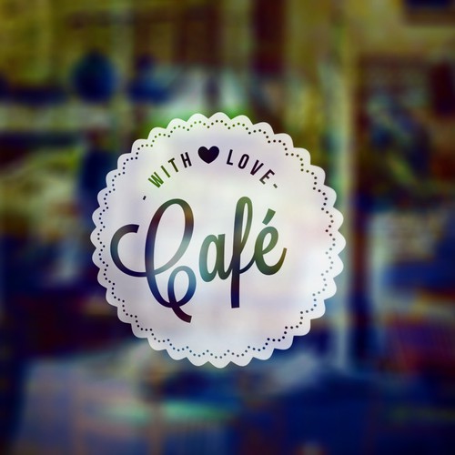 Logo for With Love Café Design by SAOStudio