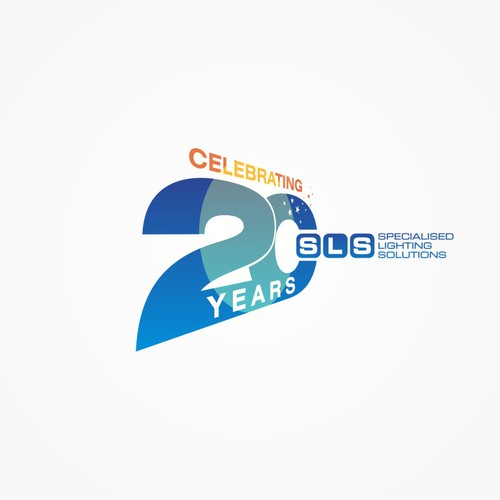 Celebrating 20 years LOGO Design von Webastyle