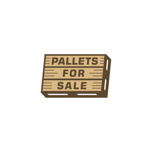 "PALLETS FOR SALE" needs a LOGO! Design by InfaSignia™