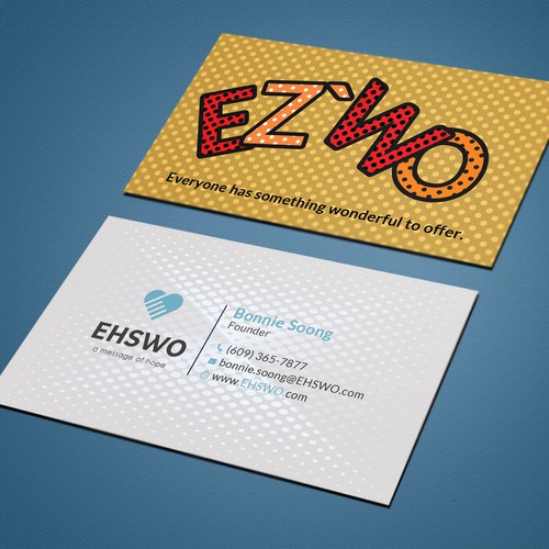 A Cool, Fun Business Card That's Not Really A Business Card - Have fun with this!!!  EHSWO.com Design by Roni_