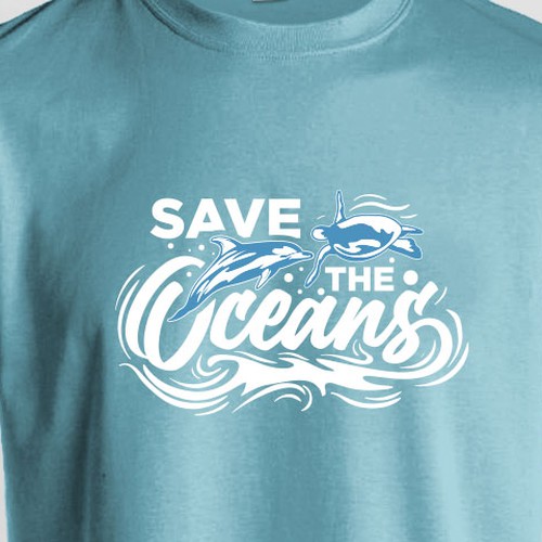 SAVE THE OCEAN OR SAVE THE OCEANS Ontwerp door mozaikworld