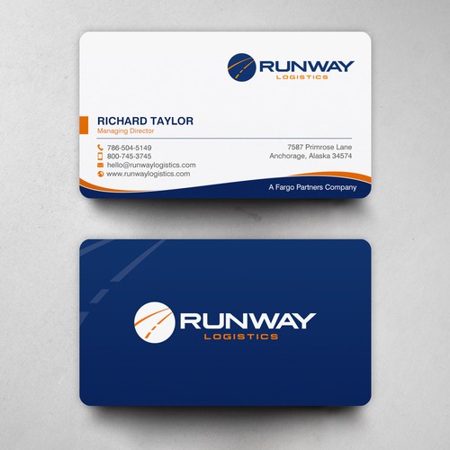 Design di Runway Logistics Business Card di chandrayaan.creative