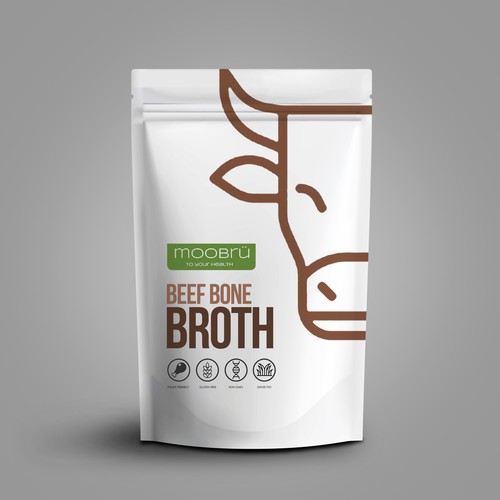 Bone Broth Package Design by sougatacreative