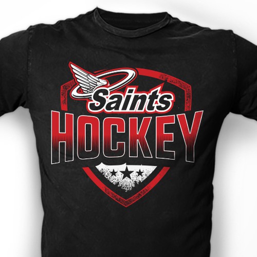 Ice Hockey T-Shirt Design