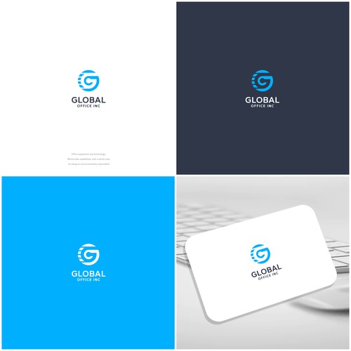 Design a powerful logo for an office equipment company that has global capabilities. Design by pleesiyo