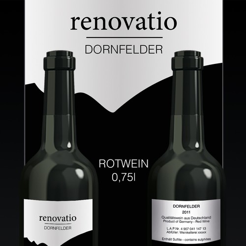 Product label contest entry by måne collective