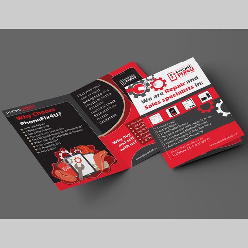 Leaflet for a Tech company Design by Globo Arts