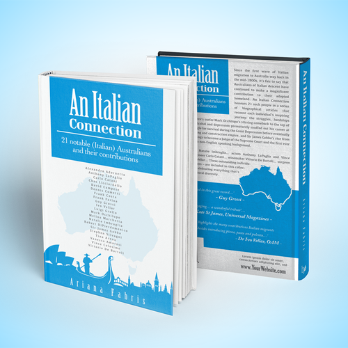 An Italian Connection: book cover design Diseño de Artlock16