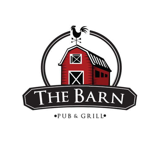 Create A Rustic Red Barn Logo For A Pub Grill Logo Design