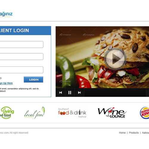 Web page design contest entry by gladiatorr1