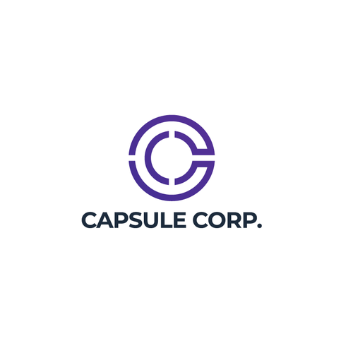 Design di Logo Capsule Corp, univers DBZ di DWRD