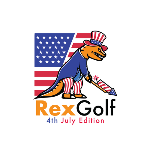 Diseño de Fourth of July Themed Logo de Jovi Ming