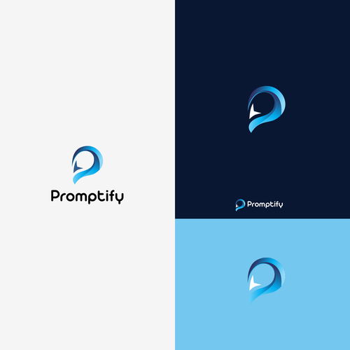 Modern, Simple and Sleek Logo for Promptify.com Design by Ikim