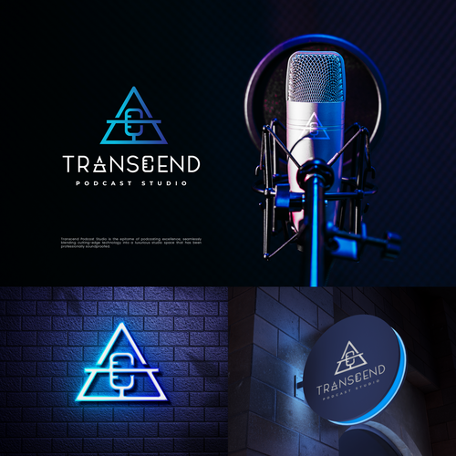 [CREATIVE] Logo design for Tampa's newest luxurious podcast studio and it's cutting-edge identity. Design by Agyahm°