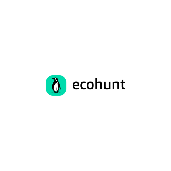 Design by mùezzaa titled "Ecohunt logo design"