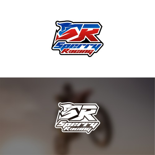 Motocross logo for brother/sister race team Design by adrian perdana