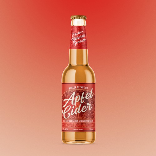 Create a Fun Label for Apple Cider Bottles Design by LABELL®