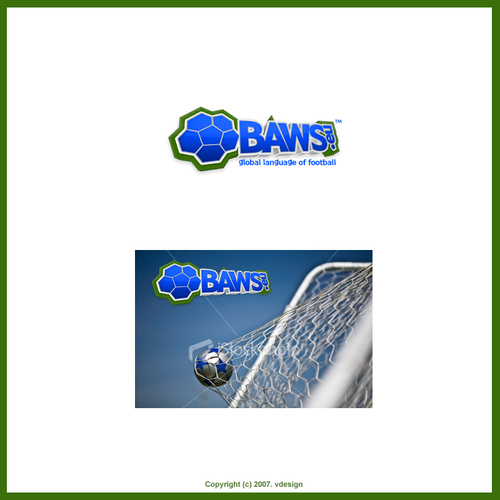 Global football (soccer) logo - baws.eu Design by vjeko