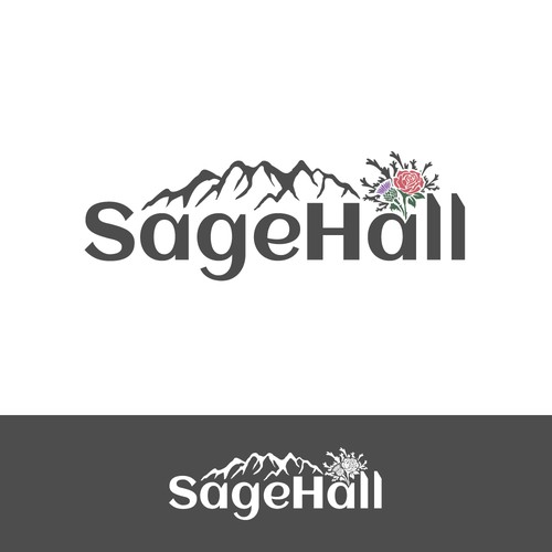 Sage Hall - Country Swing Dance & Wedding Venue Logo Design réalisé par BrainstormingDsg