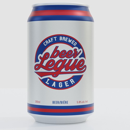 Re-design sports themed craft lager to appeal to today's beer consumers Diseño de point0works