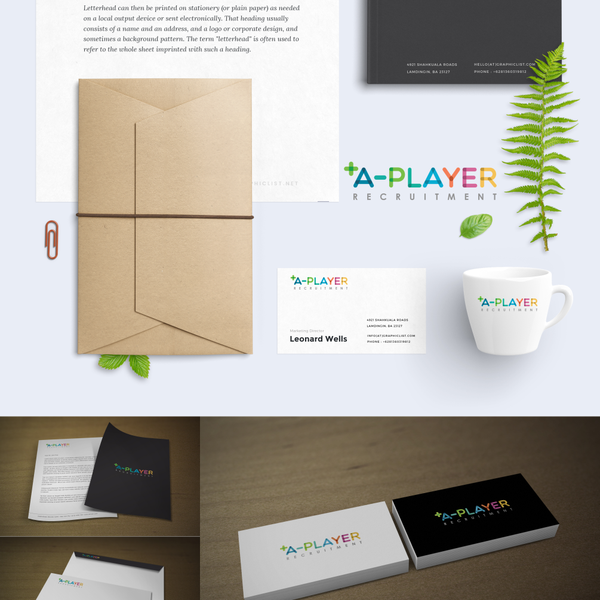 Design by creative.id titled "brand identity pack"