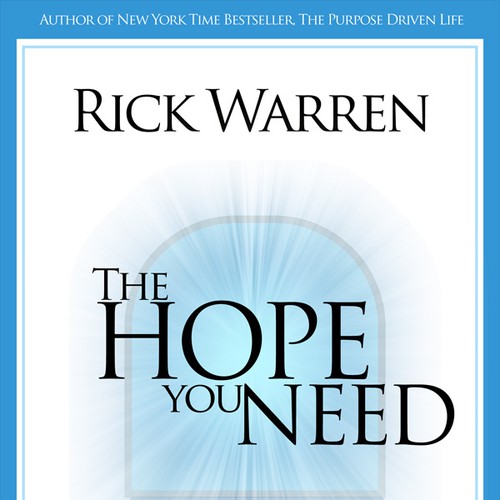 Design Rick Warren's New Book Cover Design por cesarmx