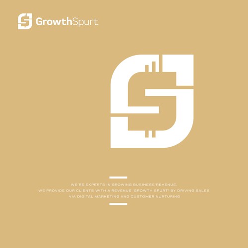 A strong, dynamic, but simple logo that represents business growth Design by John3:16✅