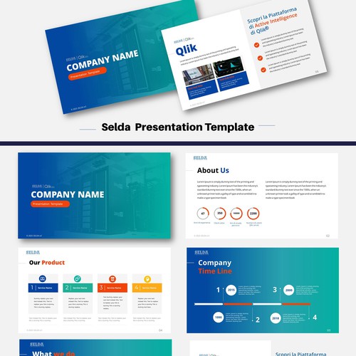 PowerPoint template contest entry by The Pentagraph