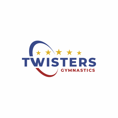 Twister Gymnastics Logo Rebrand - Modern, Exciting, Clean Logo Update for Kids Gymnastics Facility Design by Ok Lis