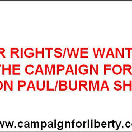 Campaign for Liberty Merchandise Réalisé par RonPaulFanInGA