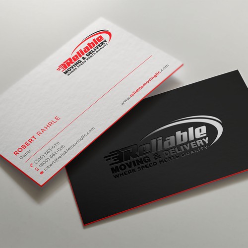 Business Card Design for Moving Company-ontwerp door IK_Designs