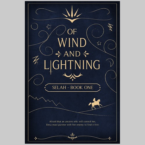 Fantasy book cover design Design by Wonderburg