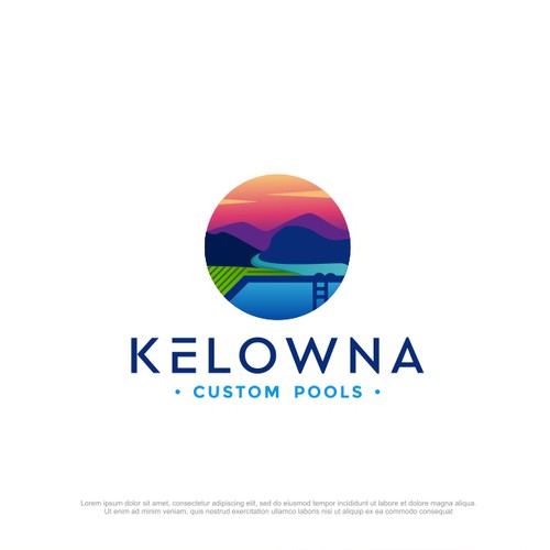 Kelowna Custom Pools Design by MagsArt