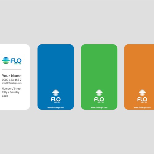 Business card design for Flo Data and GIS Design por VectorHoudini