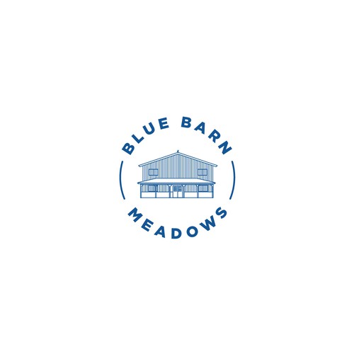 Design a big blue logo for our big blue barn farm Diseño de prodesign81