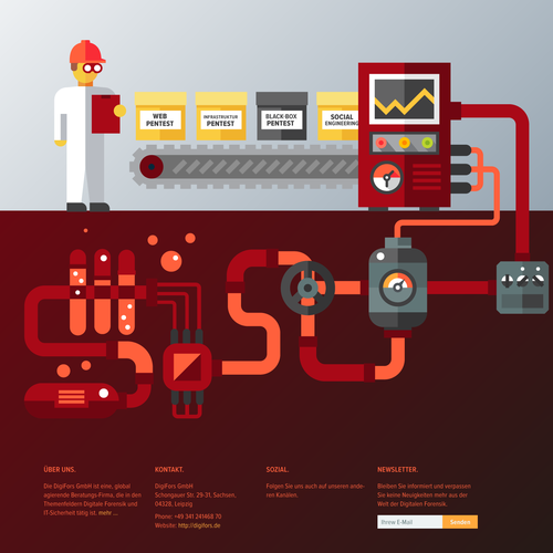 Web page design contest entry by jankram