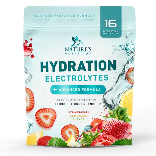 Refreshing Hydration Electrolytes Design Needed for Nature's Nutrition Design by a x i o m a ™