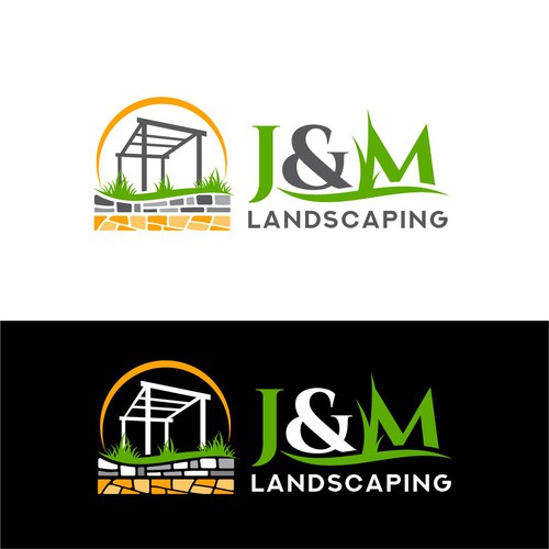 Hardscape/Landscape Logo Design, we build amazing backyards! Design by Schöpfer