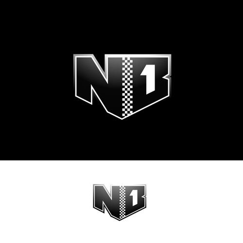 Name Initials - NB - Racing Driver Design by Locomouse_es